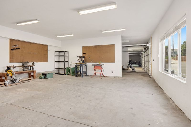 Freshly cleared garage after junk removal in Dallas